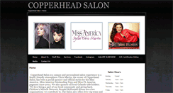 Desktop Screenshot of copperheadsalon.com